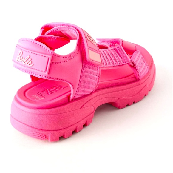 ZARA BARBIE technical chunky sole sandals - Picture 6 of 15